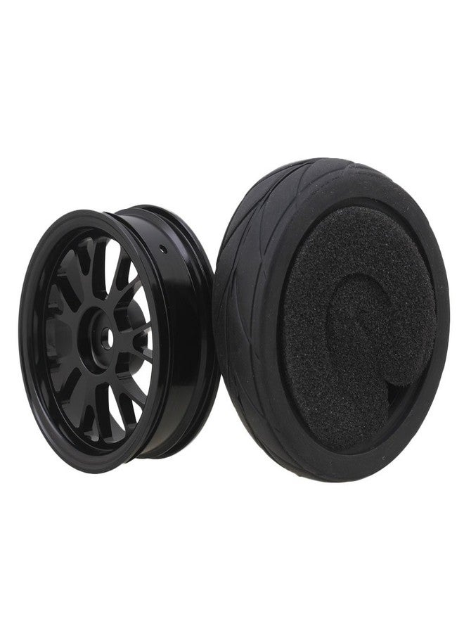 BQLZR Y Shape Wheel Rim&Tires Replacement for HSP 1:10 On-Road RC Flat Racing Car 20106 Pack of 4 - Image 4